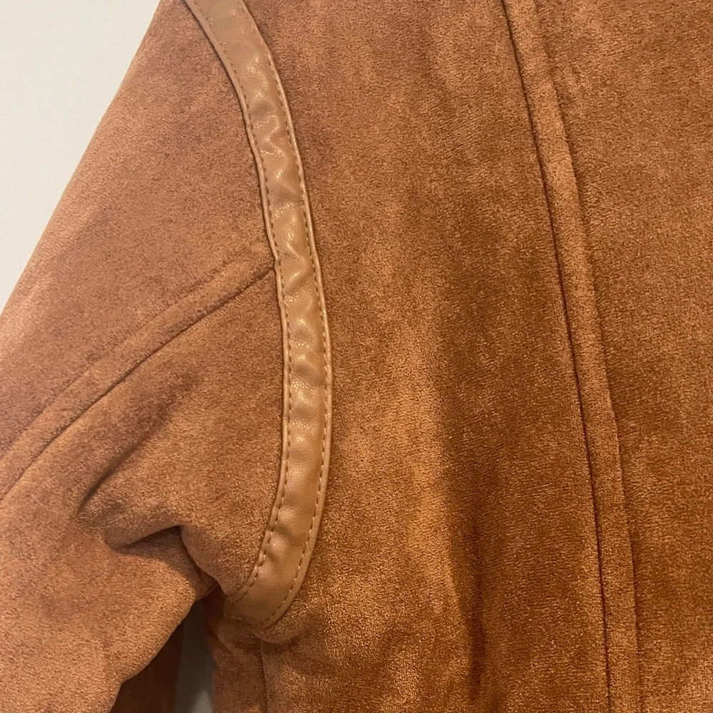 Avec Les Filles Faux Shearling Trench Coat size XS - Picture 11 of 13